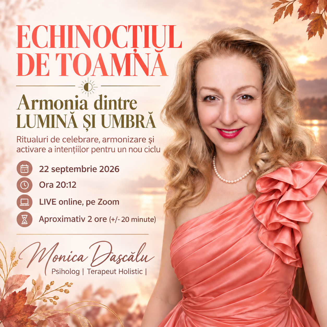 ECHINOCȚIUL DE TOAMNĂ - Armonia dintre LUMINĂ ȘI UMBRĂ ECHINOCȚIUL DE TOAMNĂ - Armonia dintre LUMINĂ ȘI UMBRĂ - imagine 1